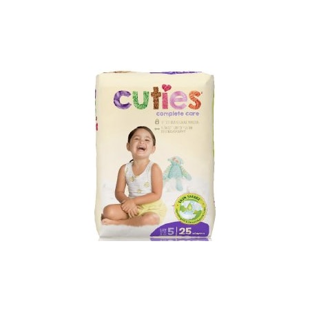 Cuties Complete Care Baby Diaper Size 5, 27 lbs. , , PK 100 CCC05
